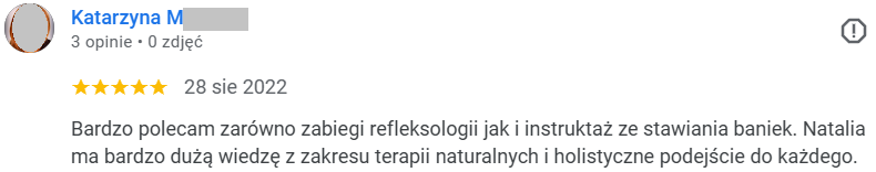 Opinia klientki