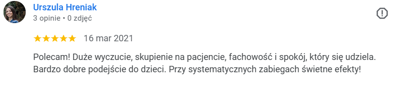 Opinia klientki