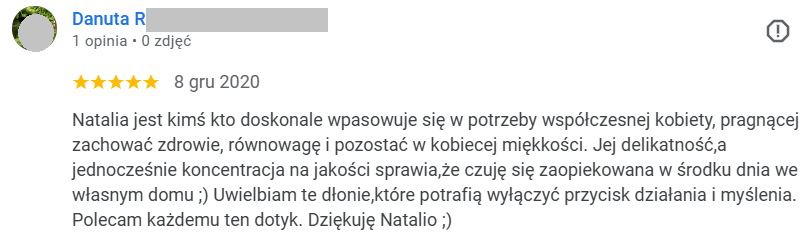 Opinia klientki