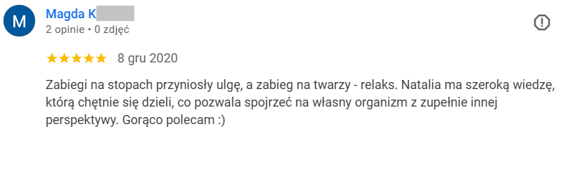 Opinia klientki