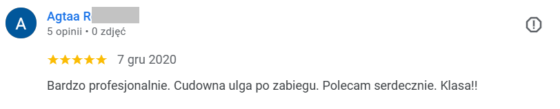 Opinia klientki