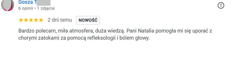 Opinia klientki