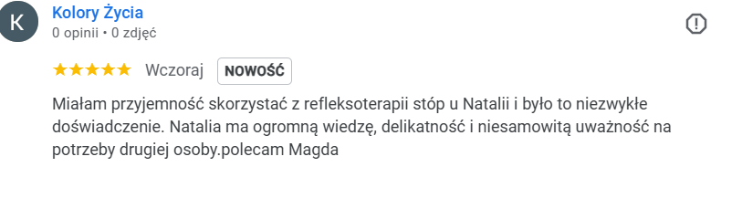 Opinia klientki