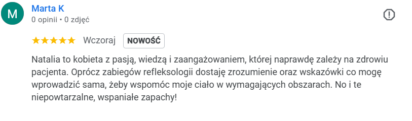Opinia klientki