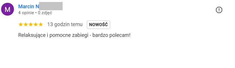 Opinia klientki