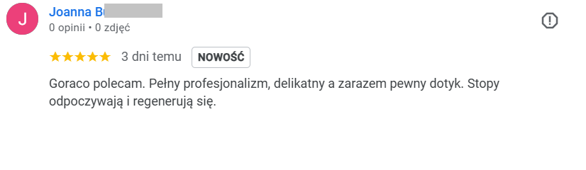 Opinia klientki