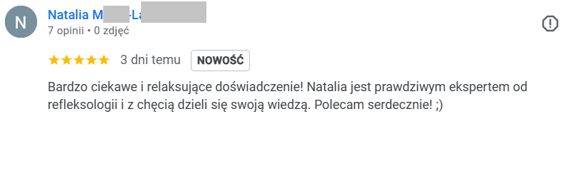 Opinia klientki
