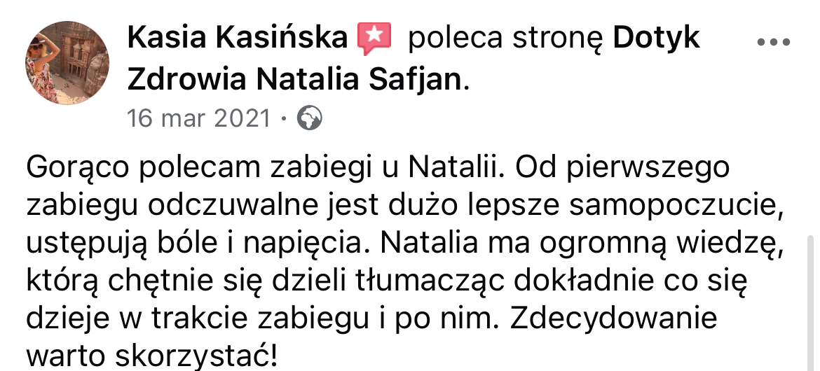Opinia klientki